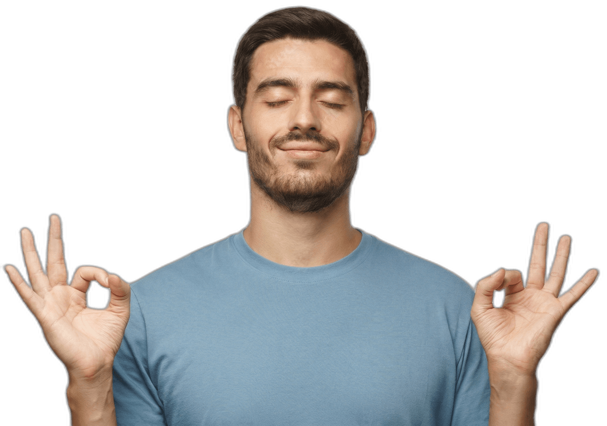 Business owner relaxed knowing automation handles the work