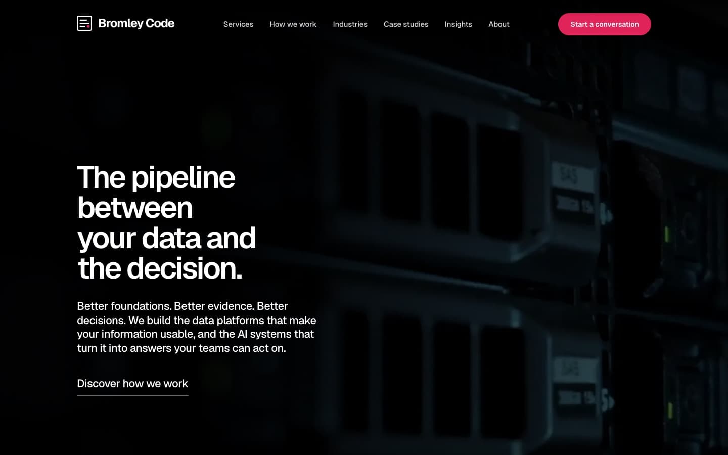 Bromley Code website home page